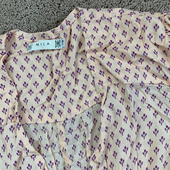 🎉 MILA Vintage Boho Long Maxi Floral Dress, size XS - Picture 3 of 7